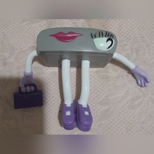 RARE INFOCUS Projector advertising Bendy PVC Figure Toy 2.5" W/ magnet in shoes.